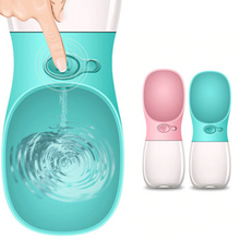 Load image into Gallery viewer, Pet Bowl Water Bottle For Small &amp; Large Dogs
